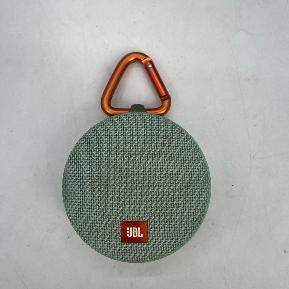 JBL Clip 2 Waterproof Portable Bluetooth Speaker with Carabiner Teal Working